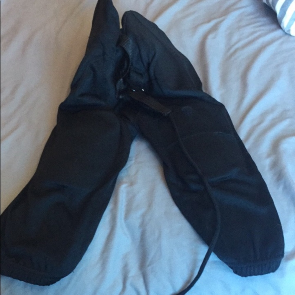 Black football pads